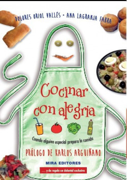 COCINAR CON ALEGRIA + DELANTAL
