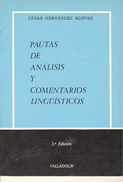 PAUTAS DE ANALISIS Y COMENTARIOS LINGUISTICOS