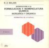 INTRODUCCION FORMULACION Y NOMENCLATURA QUIMICA INORGANICA Y