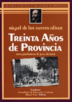 TREINTA AÑOS DE PROVINCIA