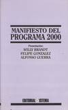 MANIFIESTO DEL PROGRAMA 2000