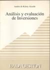 ANALISIS Y EVALUACION DE INVERSIONES
