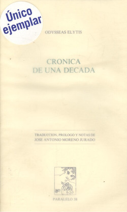 CRONICA DE UNA DECADA