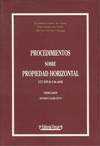 PROCEDIMIENTOS SOBRE PROPIEDAD HORIZONTAL
