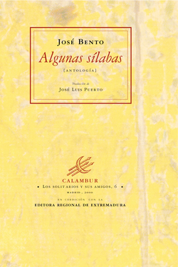 Algunas silabas:antología