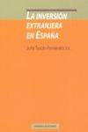 INVERSION EXTRANJERA EN ESPAÑA,LA