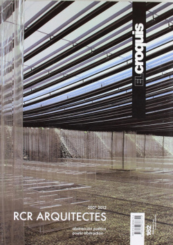 Rcr arquitectes 2007-2012 (ing/esp)