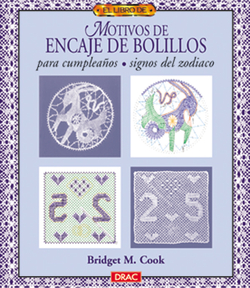 El libro de motivos de encaje de bolillos para cumpleaños. signos del zodiaco