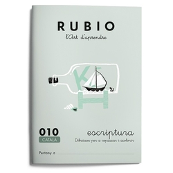 Escriptura rubio dibuixos per a repassar i pintar