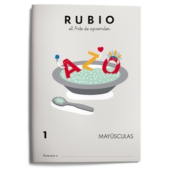 Rubio, el arte de aprender, mayúsculas