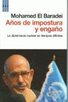 Años de impostura y decepción