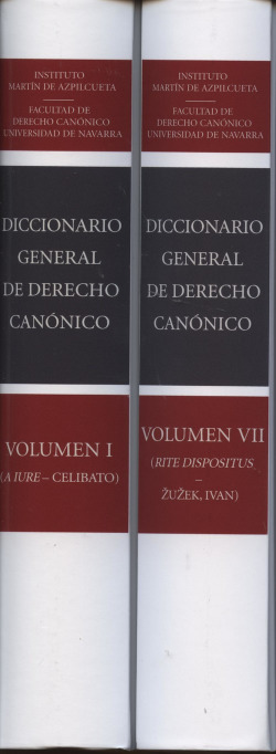 Diccionario general de derecho canonico 7 volumenes