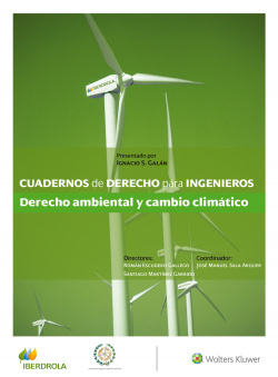 DERECHO AMBIENTAL Y CAMBIO CLIMÁTICO