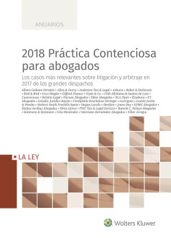 2018 PRÁCTICA CONTENCIOSA PARA ABOGADOS
