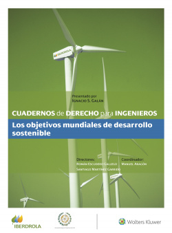 LOS OBJETIVOS MUNDIALES DE DESARROLLO SOSTENIBLE