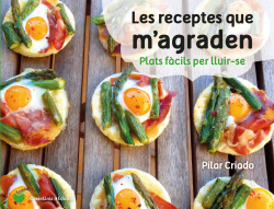 RECEPTES QUE M´AGRADEN