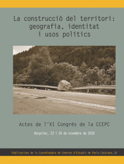 La construcció del territori: geografia, identitat i usos polítics