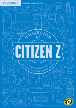 CITIZEN Z A1 STARTED TEACHERS BOOKS