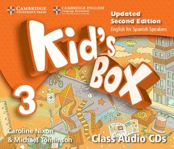 Kid's Box Level 3 Class Audio CDs (4) Updated English for Spanish Speakers 2nd Edition
