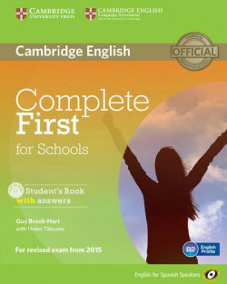 Complete first for schools st+key+cd spanish speaker