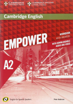 Cambridge english empower elementary A2 workbook +key + download audio Spanish edition