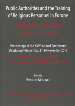 Public Authorities and the Training of Religious Personnel in Europe