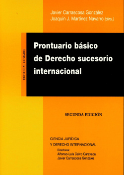 Prontuario básico derecho sucesorio internacional