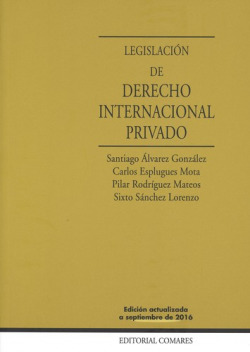 Legislación de derecho internacional privado 2016