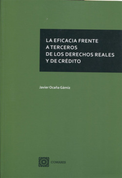 La eficacia frente a terceros derechos reales y de crédito