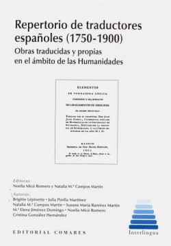 REPERTORIO DE TRADUCTORES ESPAÑOLES (1750-1900)