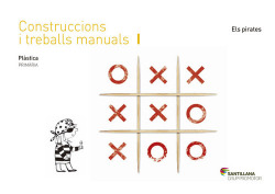 Constr.Treballs Manuals I (1R.Prim).Quadern