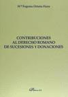 Nueve contribuciones derecho romano sucesiones donaciones