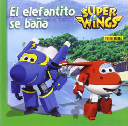 El elefantito se baña