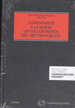 COMENTARIOS A LA NUEVA LEY DE CONTRATOS DEL SECTOR PÚBLICO