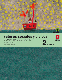 VALORES SOCIALES 2ºPRIMARIA. SAVIA. MADRID 2019