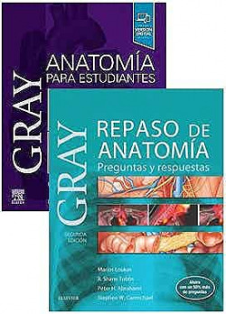 PACK ANATOMÍA PARA ESTUDIANTES +GRAY. REPASO DE ANATOMÍA