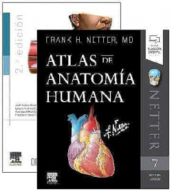 LOTE ATLAS ANATOMÍA HUMANA+ANATOMÍA ESTUDIANTES CIENCIAS DE LA SALUD