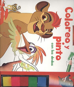 COLOREO Y PINTO CON LOS DEDOS DISNEY - LA GUARDIA DEL LEÓN