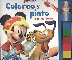 COLOREO Y PINTO CON LOS DEDOS DISNEY - MICKEY Y LOS SUPERPILOTOS