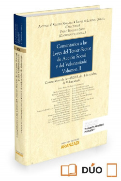 COMENTARIOS A LAS LEYES DEL TERCER SECTOR DE ACCIÓN SOCIAL Y DEL VOLUNTARIADO (VOL. II)
