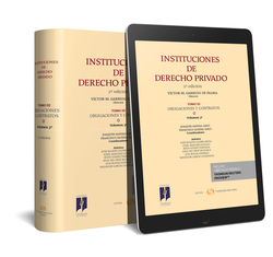 INSTITUCIONES DE DERECHO PRIVADO. TOMO III OBLIGACIONES Y CONTRATOS. VOLUMEN 3º (PAPEL + E-BOOK)