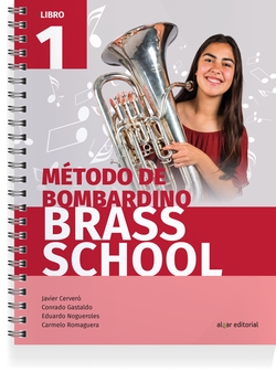 Método de bombardino Brass School. Libro 1