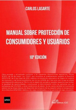 MANUAL SOBRE PROTECCIÓN CONSUMIDORES Y USUARIOS