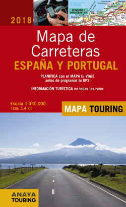 MAPA DE CARRETERAS DE ESPAÑA Y PORTUGAL 1:340.000