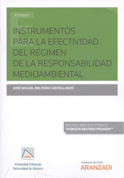 INSTRUMENTOS PARA LA EFECTIVIDAD DEL REGIMEN DE LA RESPONSABILIDAD MEDIOAMBIENTAL