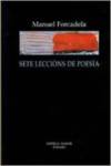 Sete leccións de poesía