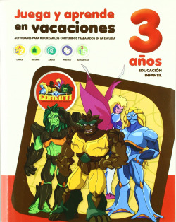 Gormiti. Juega y aprende en vacaciones, 3 años