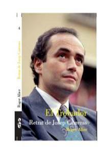 TROBADOR, EL -RETRAT DE JOSEP CARRERA-