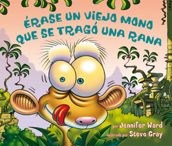 Erase un viejo mono que se tragó una rana
