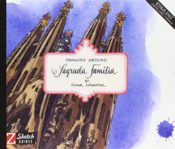 Drawing around Sagrada Familia